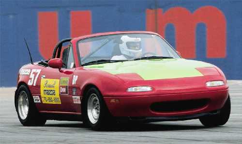 #57 Roswell Mazda Miata. Turner Field-Atlanta Aug 20, 2000 Photo by John Swain